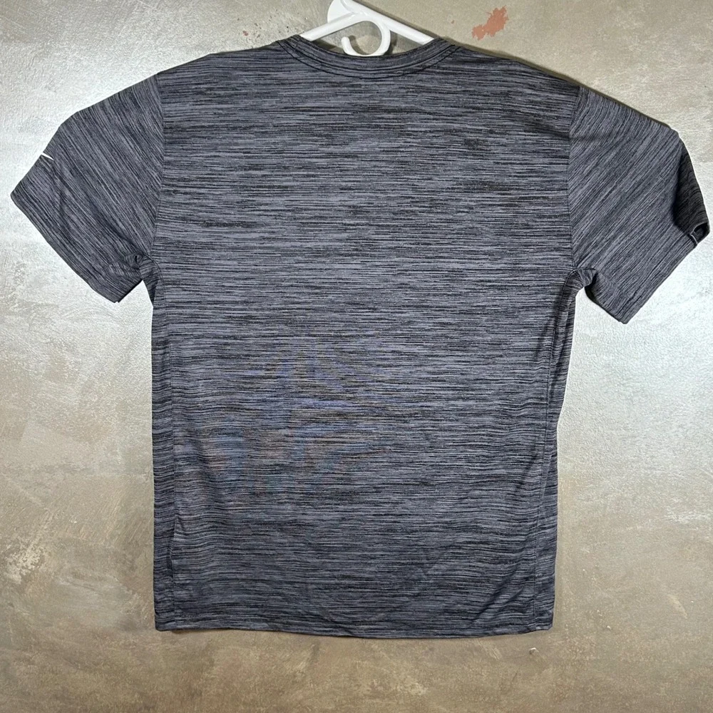 Nike Dri-FIT Pittsburgh Steelers Shirt Mens Large Gray Heathered NFL Tee